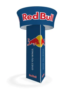 waveline blimp tower triangular trade show exhibit x